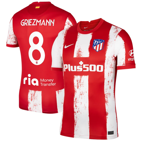 Camiseta Atletico Madrid Griezmann 8 Primera Equipo 2021-22